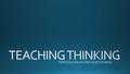 Identify ALL the ideas/values in a text (good texts have multiple ideas) Delineate 2-3 Ideas/Values embedded in text.