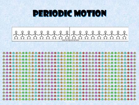 Dr. Joseph W. Howard ©Summer 2006 Periodic Motion.