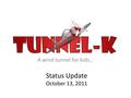 A wind tunnel for kids… Status Update October 13, 2011.