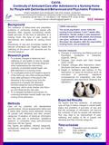 CAVIA: Continuity of Ambulant Care after Admission to a Nursing Home for People with Dementia and Behavioural and Psychiatric Problems. Elderly Outpatient.