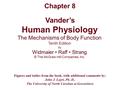 Vander’s Human Physiology The Mechanisms of Body Function Tenth Edition by Widmaier Raff Strang © The McGraw-Hill Companies, Inc. Figures and tables from.