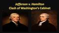 NAMEPOSITIONSTATE Thomas JeffersonSec. of StateVirginia Alexander HamiltonSec. of TreasuryNew York Henry KnoxSec. of WarMassachusetts Edmund RandolphAttorney.