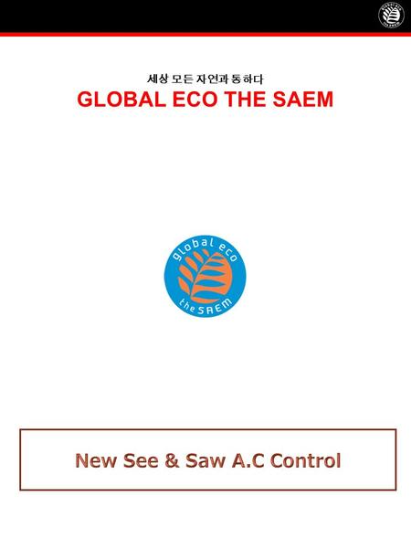 세상 모든 자연과 통하다 GLOBAL ECO THE SAEM. Profile of See & Saw A.C Control See & Saw A.C Control Deep Cleansing Foam ProductPriceVolume Cleansing Foam9,000120ml.