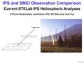 Russia_2006 Current STELab IPS Heliospheric Analyses STELab interplanetary scintillation (IPS) 327 MHz array near Fuji IPS and SMEI Observation Comparison.