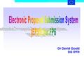 Dr David Gould DG RTD. The aims of FP6 §Focusing & integrating Community research § Structuring the European Research Area § Strengthening the foundations.