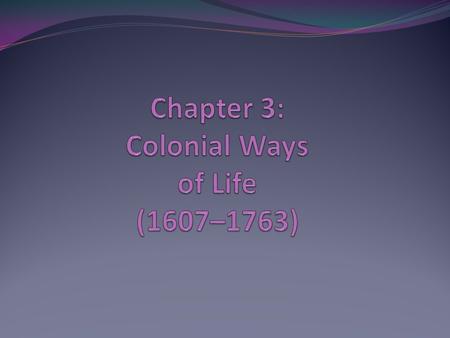 Section One: Vocabulary Cash Crop Plantation Indentured service Subsistence farming Middle Passage.