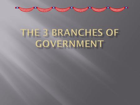  We make sure the laws are obeyed by all citizens.  The name of the people are the president and the vise president.