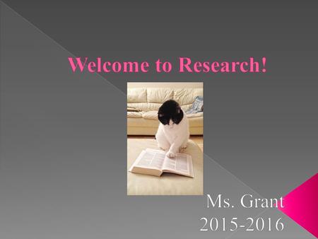  The 6 th grade Research class will be utilizing the Florida State Standards for English Language Arts, Social Studies, and Science.  The purpose of.