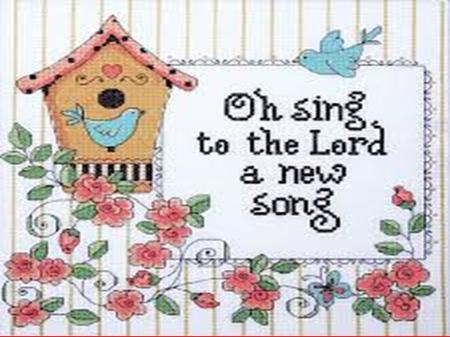 Isaiah 42:10-12 10 Sing to the Lord a new song, And His praise from the ends of the earth, You who go down to the sea, and all that is in it, You coastlands.