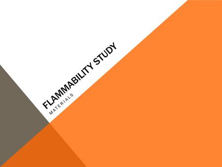 FLAMMABILITY STUDY MATERIALS. TERMS FIBER: SMALLEST UNIT IN A FABRIC FABRIC: INTERCONNECTED FIBERS MAN-MADE FIBERS: TEXTILES PRODUCED BY MANIPULATIONS.