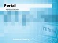 1 Portal Groups Studio Mohammed Firasat Ali. 2 Agenda Group Studio Overview Requesting a group Create and manage Group Announcements Create and manage.