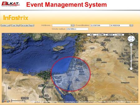 Event Management System. The system provides a solution during routine, emergency situations and unusual events It can provide the latest information.