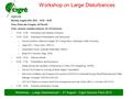 Workshop – „Large Disturbances” – 27 August – Cigre Session Paris 2012 Workshop on Large Disturbances Agenda Monday, August 27th, 2012 14.30 – 18.00 Paris,