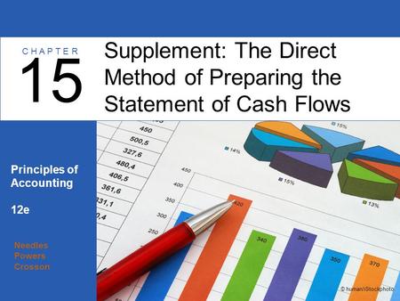 Needles Powers Crosson Principles of Accounting 12e Supplement: The Direct Method of Preparing the Statement of Cash Flows 15 C H A P T E R © human/iStockphoto.