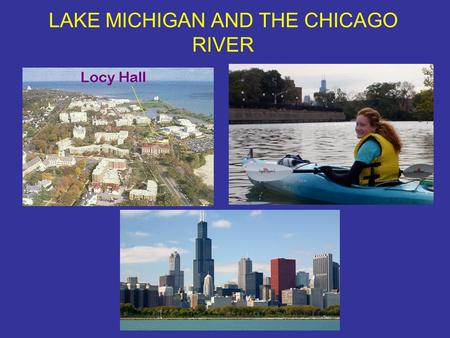 LAKE MICHIGAN AND THE CHICAGO RIVER.  The Northwest Territory.