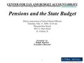 © Center for Tax and Budget Accountability 2008 1 CENTER FOR TAX AND BUDGET ACCOUNTABILITY 70 E. Lake Street Suite 1700 Chicago, Illinois 60601 direct: