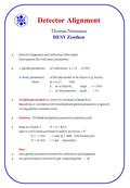 Detector Alignment Thomas Naumann DESY Zeuthen n Detector alignment and calibration often imply least squares fits with many parameters : n n global parametersof.