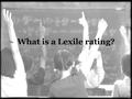 What is a Lexile rating?. Lexile Rating A Lexile measure tells you both the level of a text, such as a book or magazine article, and your reading ability.