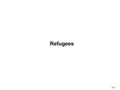 S6- 1 Refugees. S6- 2 Refugees Economic problems have accelerated the number of economic refugees moving toward Italy by boat and toward Greece over land.