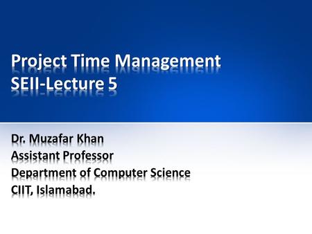 Collecting requirements – Different methods Defining scope – Estimates for all resources Creating the WBS – Different approaches Verifying scope – Formal.