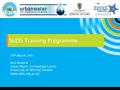SUDS Training Programme 30 th March 2011 Neil Berwick Urban Water Technology Centre University of Abertay Dundee www.uwtc.tay.ac.uk.
