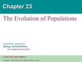 Copyright © 2005 Pearson Education, Inc. publishing as Benjamin Cummings PowerPoint Lectures for Biology, Seventh Edition Neil Campbell and Jane Reece.