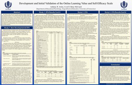 Reliability Analysis Based on the results of the PAF, a reliability analysis was run on the 16 items retained in the Task Value subscale. The Cronbach’s.