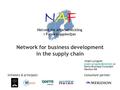 Network for business development in the supply chain Initiators & principals: Consultant partner: Jörgen Ljunggren Senior.