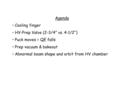 Agenda Cooling finger HV-Prep Valve (2-3/4” vs. 4-1/2“) Puck moves = QE falls Prep vacuum & bakeout Abnormal beam shape and orbit from HV chamber.