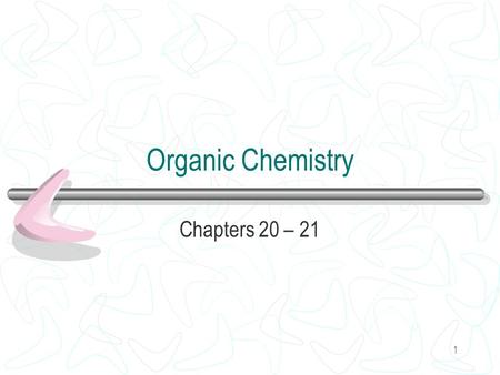 1 Organic Chemistry Chapters 20 – 21. 2 Carbon All living matter Four bonds Double and triple bonds.