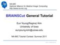 NA-MIC National Alliance for Medical Image Computing  BRAINSCut General Tutorial Eun Young(Regina) Kim University of Iowa