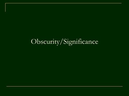 Obscurity/Significance. Abraham Hebrews 11:13 These all died in faith without receiving the things promised, but they saw them in the distance and welcomed.