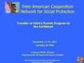 Department of Social Development and Employment Organization of American States Inter-American Cooperation Network for Social Protection Transfer of Chile’s.