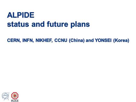 Specifications & motivation 2  Lowering integration time would significantly reduce background  Lowering power would significantly reduce material budget.