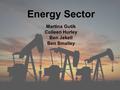 Energy Sector Martina Gutik Colleen Hurley Ben Jekeli Ben Smalley.