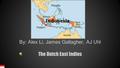 Indonesia By: Alex Li, James Gallagher, AJ Uhl The Dutch East Indies.