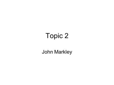 Topic 2 John Markley. Task: choice of targets that meet selection criteria and are likely to yield structures Models from sequences: ORFs, intron/exon.