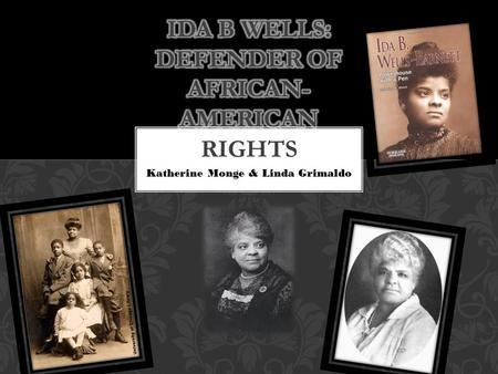 Katherine Monge & Linda Grimaldo. Jim Crow are laws about the rights black people had in the South, after Reconstruction. They are segregation laws. WHAT.