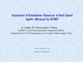 A. Larabi, M. Faouzi and A. Cheng LIMEN, Ecole Mohammadia d’Ingénieurs, Rabat Department of Civil Engineering, University of Mississippi, USA e-mail :