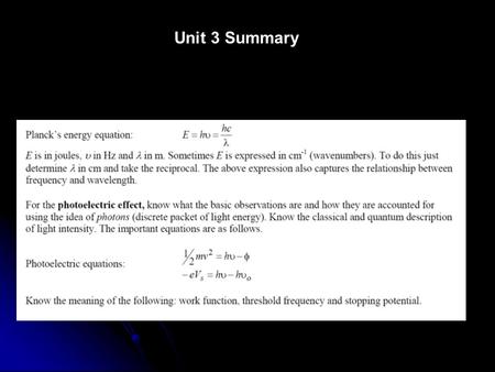 Unit 3 Summary. Crystal Field Theory x z y M n+ ------ Which d-orbitals are effected the most?