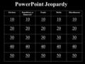 PowerPoint Jeopardy ElectionsRepublican or Democrat? PeopleMediaMiscellaneous 10 20 30 40 50.