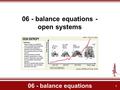 1 06 - balance equations 06 - balance equations - open systems.