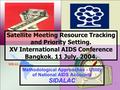 SIDALAC 1 Satellite Meeting Resource Tracking and Priority Setting. XV International AIDS Conference Bangkok. 11 July, 2004. Methodological Approaches.