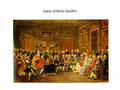 Salon of Mme Geoffrin. Mme Geoffrin (painting by Pietro Longhi)