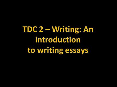 Set the context – provide general information about the main idea, explaining the situation so the reader can make sense of the topic and the claims you.