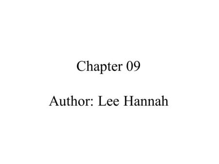 Chapter 09 Author: Lee Hannah. FIGURE 9.1 Timeline of Extinction Events. Major extinctions are indicated by yellow bars. Along with climate change, impacts.