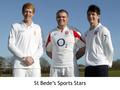 St Bede’s Sports Stars. Rob Buchanan - Rugby Head of School Represented England since 2007 Played in the Six Nations Tournament in Japan Two year contract.