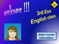 . CLASS DISTRIBUTION  Rocky racoon(s) lab  Classroom  Division into groups of 4 people  1 day in the class  2 days in the lab.