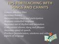 Lowers affective filter Increases fluency Increases enjoyment and participation Replaces controlled response Increases use of rhythm and intonation Uses.