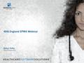 Robyn Tolley 19° November 2014 NHS England EPMA Webinar 1.